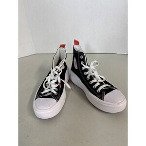 Converse‎ Chuck Taylor All Star Move Black Platform High Top Sneakers  6
